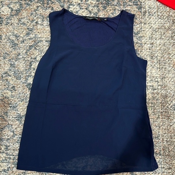 Colleen Lopez Tops - NWOT - Colleen Lopez navy layering tank